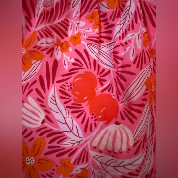 J Marie Ruby Tiered Maxi Skirt Convertible Dress Size Small Floral Cherry Print - Picture 9 of 9